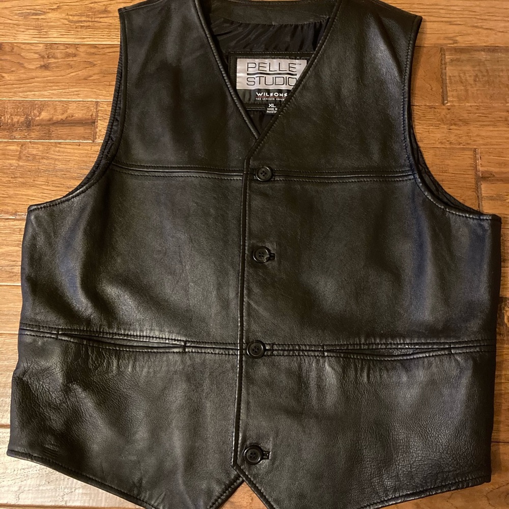 Wilson’s Leather Vest Mens XL